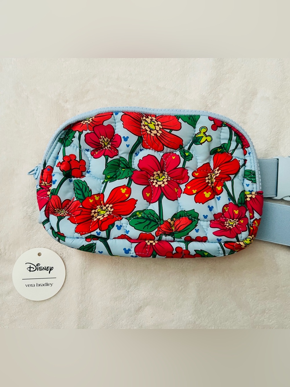 Disney x Vera Bradley Woodward Small Belt Bag in Mickey Meadow